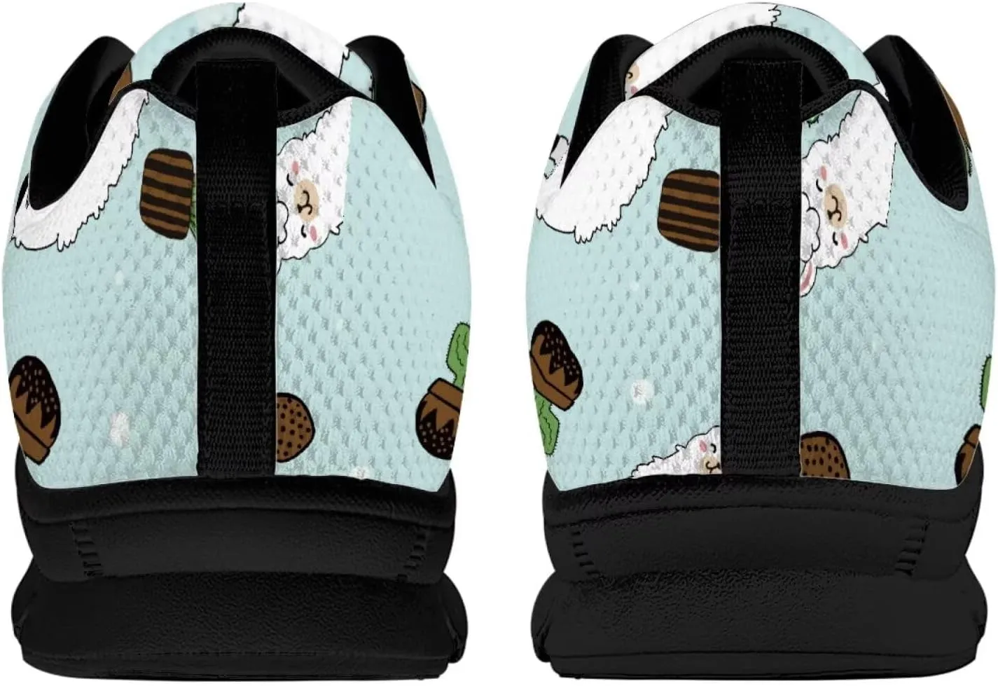 SYtrade Sneakers for Women Tennis Shoes Breathable Lightweight Walking Shoes Black Sole