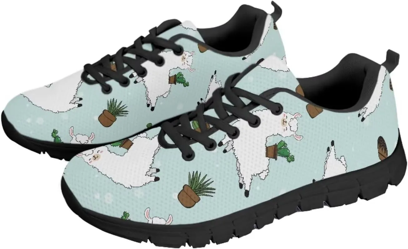 SYtrade Sneakers for Women Tennis Shoes Breathable Lightweight Walking Shoes Black Sole