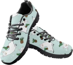 SYtrade Sneakers for Women Tennis Shoes Breathable Lightweight Walking Shoes Black Sole