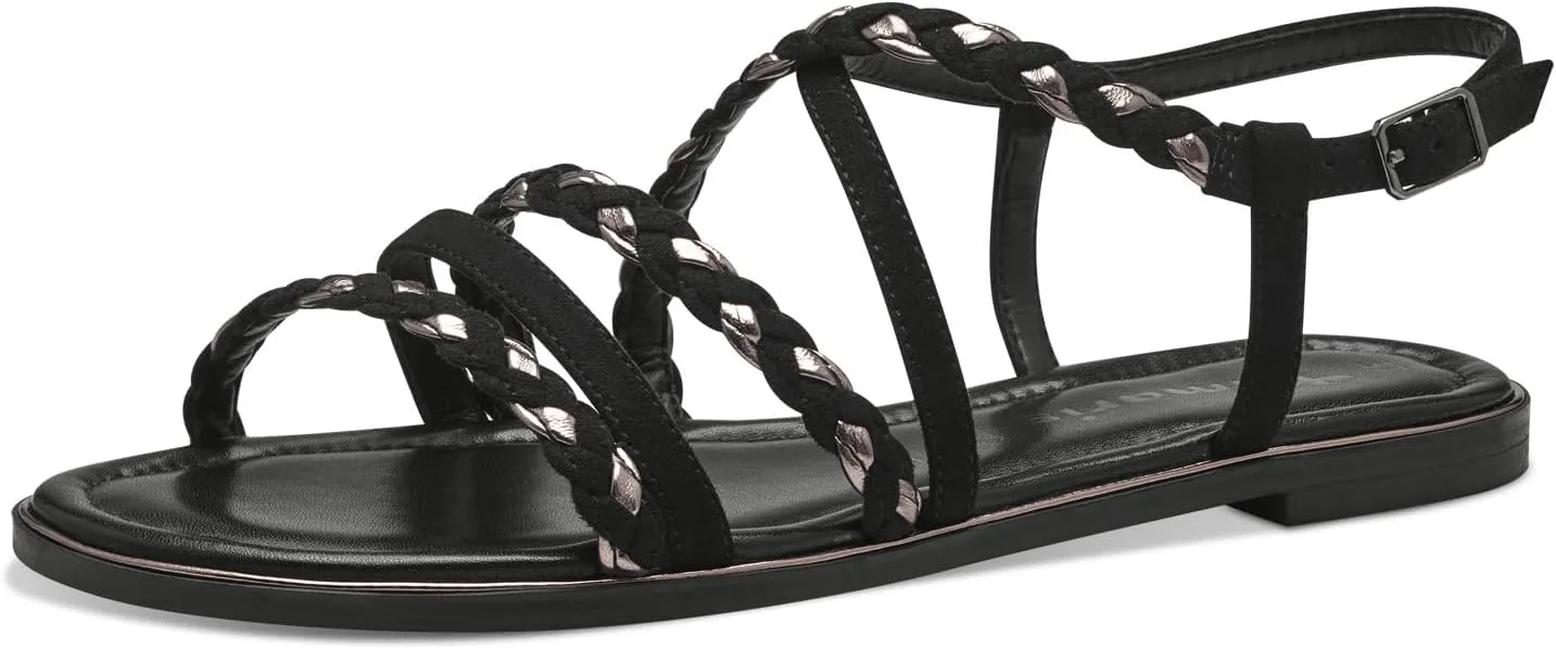 Tamaris Women's Ankle-Strap Flat Sandal