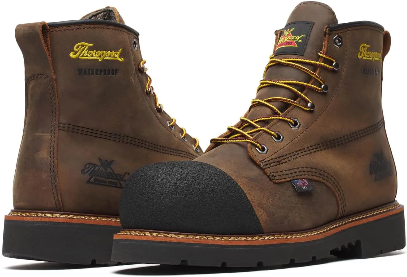 Thorogood Hammerhead Series 6'' Waterproof Safety Boot for Men - Durable Industrial and Construction Footwear