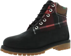 Timberland Premium 6 Inch Waterproof GS Boot Boys Shoes Size 5, Color: Black Nubuck