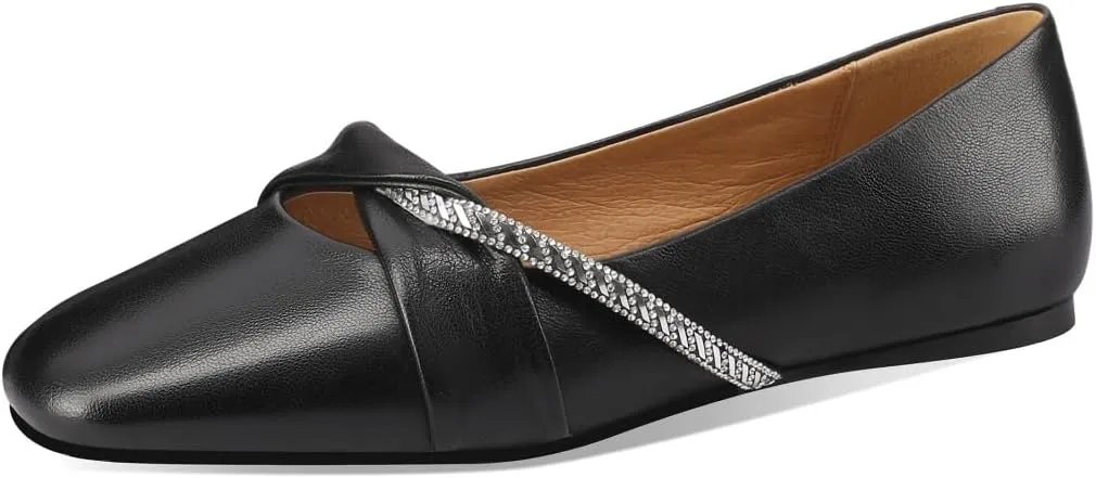 TinaCus Women's Round Toe Genuine Leather Handmade Flat Loafers Shoes