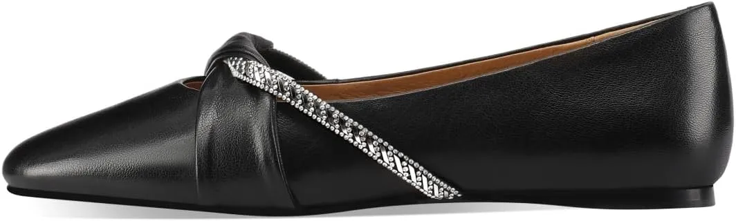 TinaCus Women's Round Toe Genuine Leather Handmade Flat Loafers Shoes