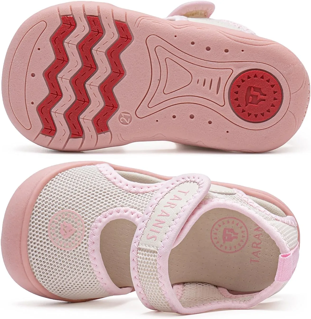 Toddler Shoes Boys Girls Non-Slip Infant Breathable Sneaker Rubber Sole Baby Crib First Walker Shoes