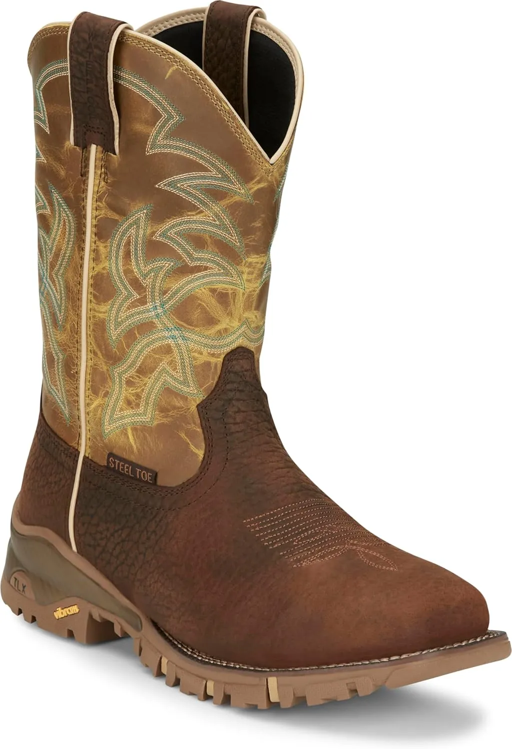 Tony Lama Men's Roustabout 11" Steel Toe Work Boot