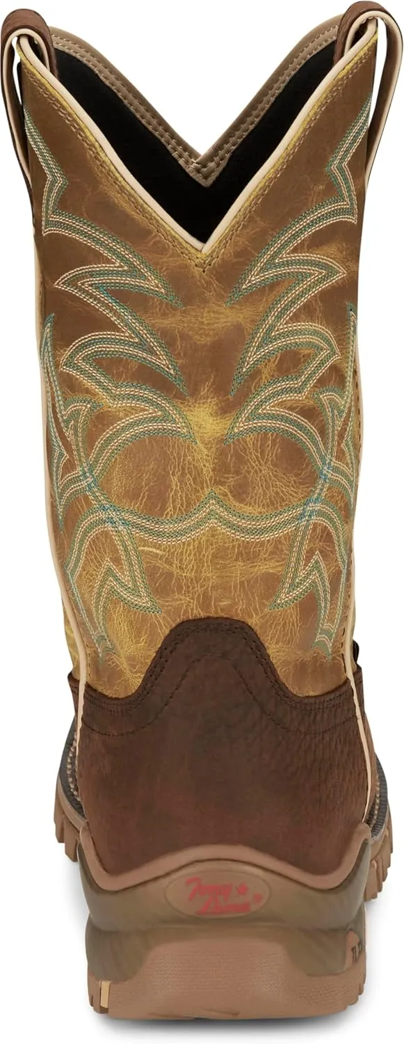 Tony Lama Men's Roustabout 11" Steel Toe Work Boot