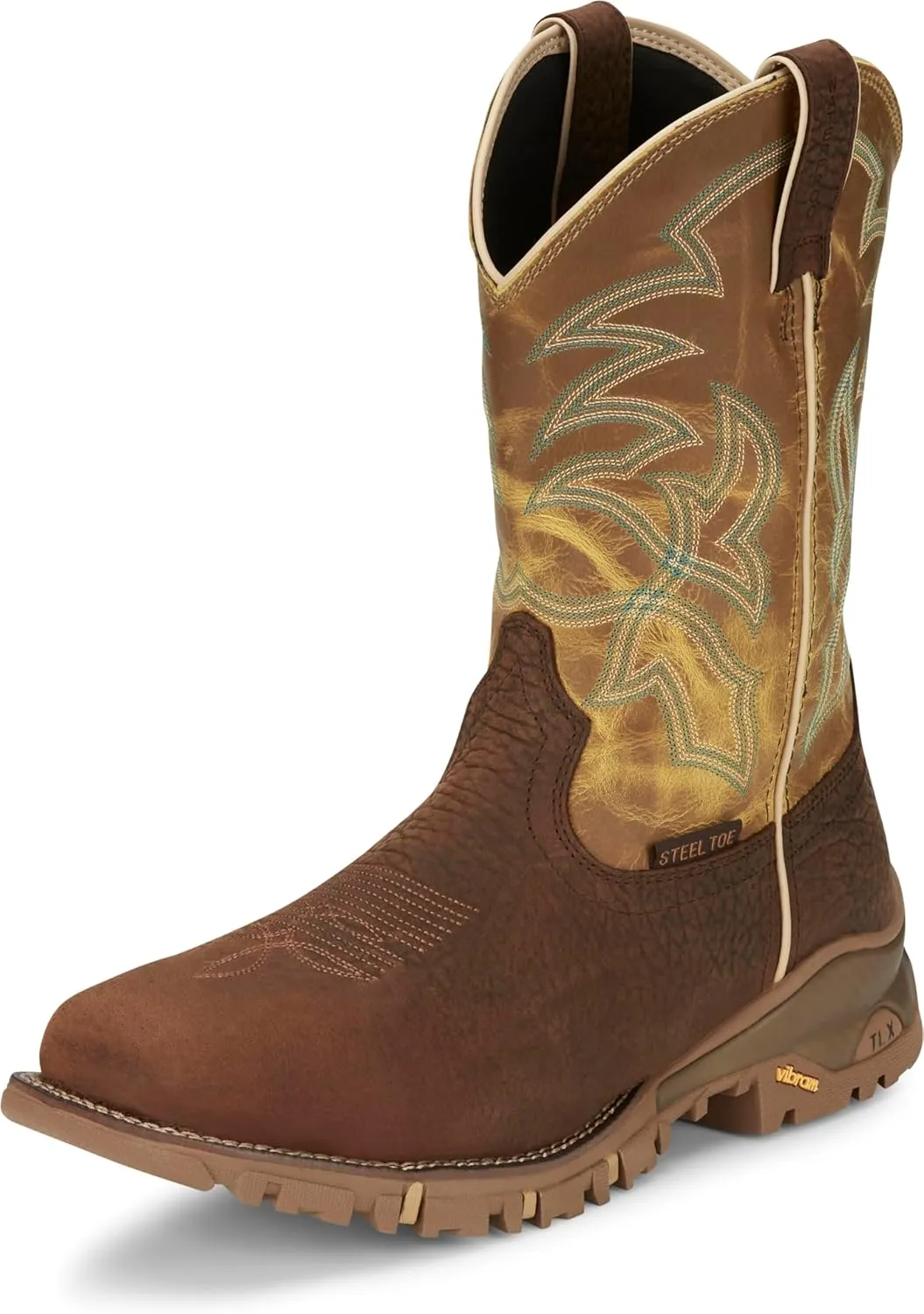 Tony Lama Men's Roustabout 11" Steel Toe Work Boot