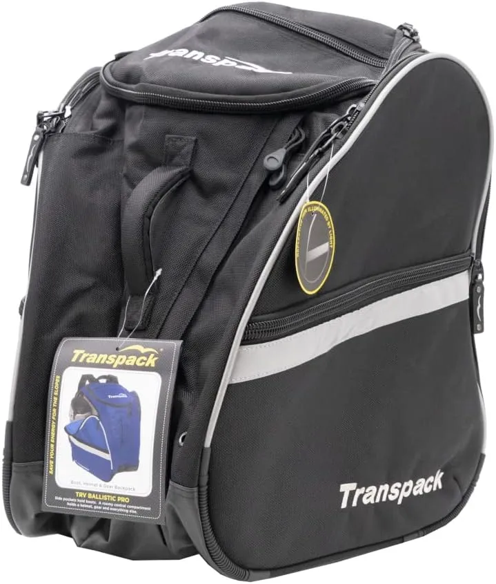 TRANSPACK COMPETITION TRV Ballistic Pro Unisex Water-Resistant 59L Ski/Snowboard Boot Helmet Goggles & Gear Backpack Bag