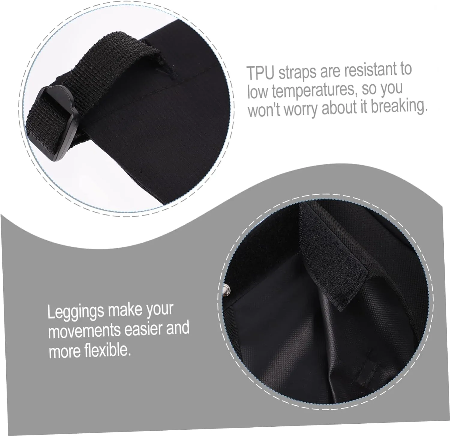 VANZACK Boots Snowshoeing Equipment Hiking Boot Gaiters Warm Hiking Legging Covers Hiking Leg Covers Hiking