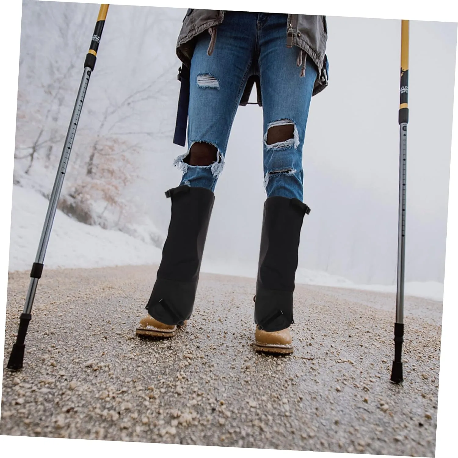 VANZACK Boots Snowshoeing Equipment Hiking Boot Gaiters Warm Hiking Legging Covers Hiking Leg Covers Hiking