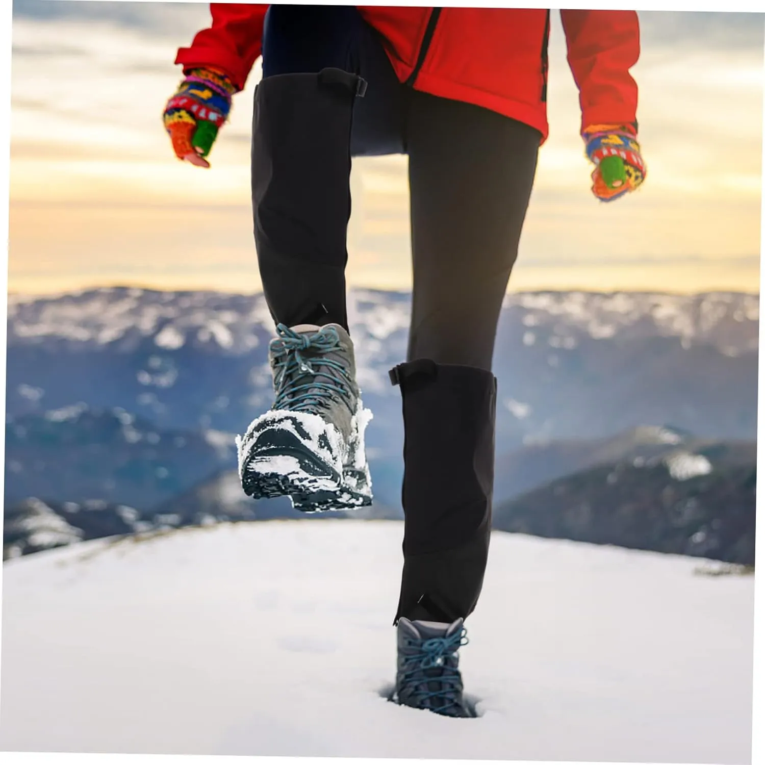 VANZACK Boots Snowshoeing Equipment Hiking Boot Gaiters Warm Hiking Legging Covers Hiking Leg Covers Hiking