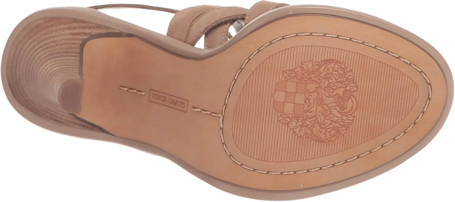 Vince Camuto Women's Frelly Stacked Heel Sandal Heeled