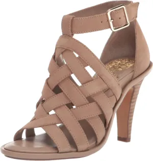 Vince Camuto Women's Frelly Stacked Heel Sandal Heeled
