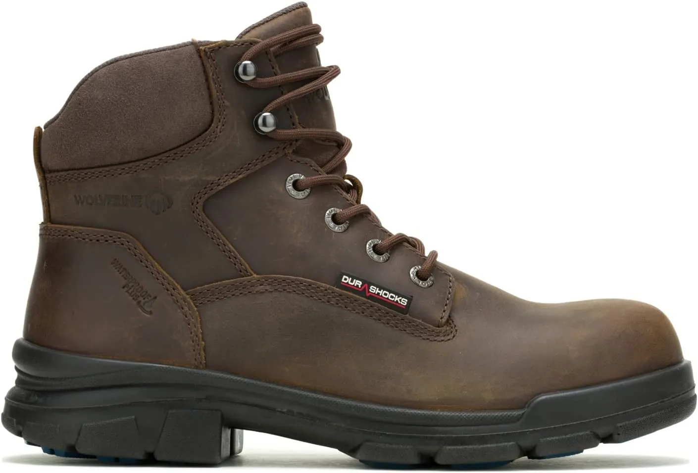 Wolverine Men's DuraShocks Sr Icon Waterproof CarbonMax 6" Construction Boot