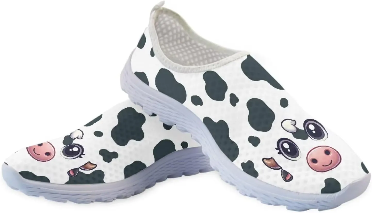 Women Slip On Loafer Shoes Size 5.5-11.5 Mesh Breathable Outdoors Walking Shoes Comfort Road Running Shoes