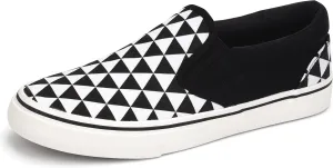 Women's Canvas Slip on Low Top Fashion Sneakers for Women Non Slip Loafer Shoes Classic Comfortable Flats Breathable Casual Shoes
