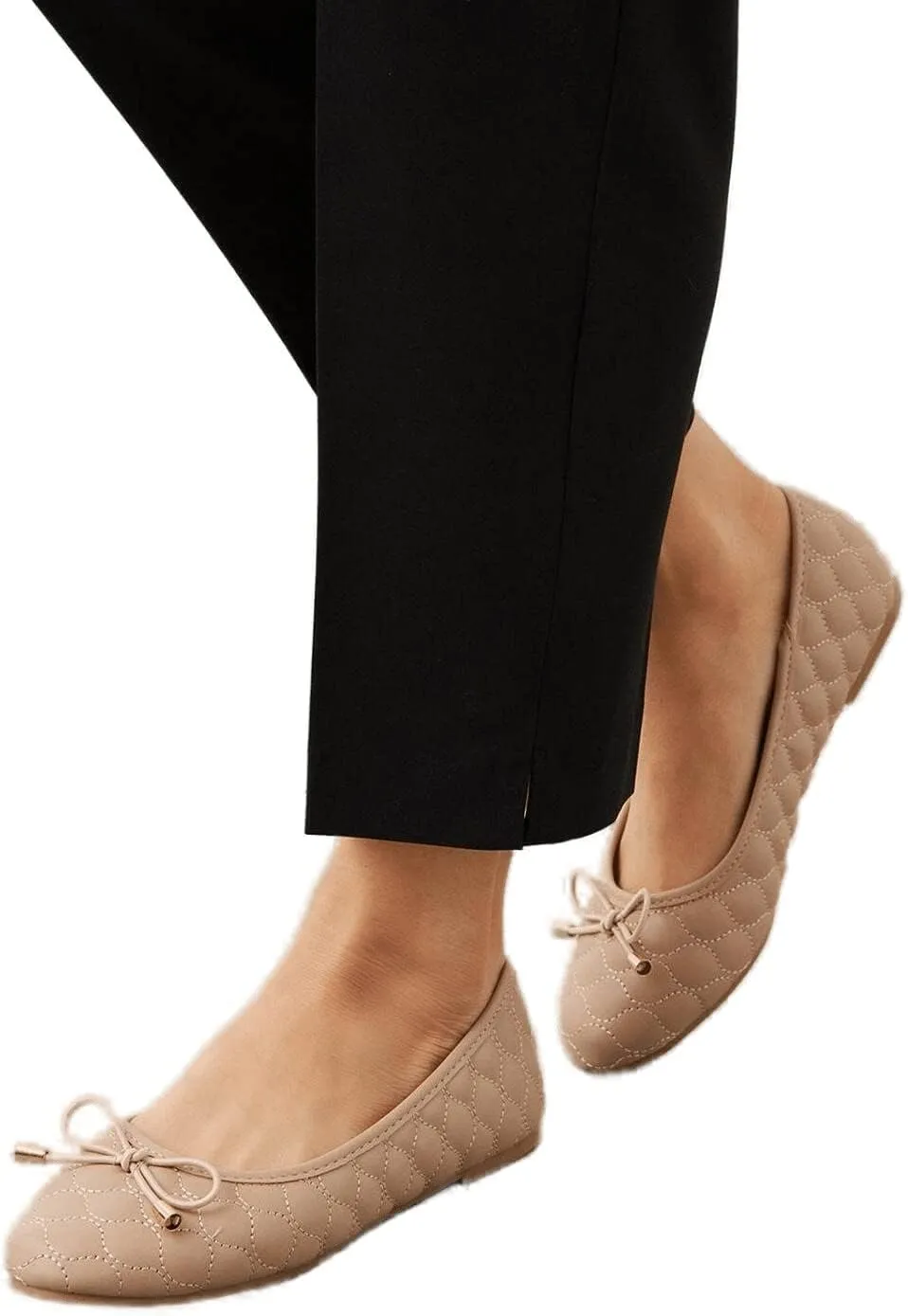 Women's Priya Slip-on Quilted Design Ballerinas