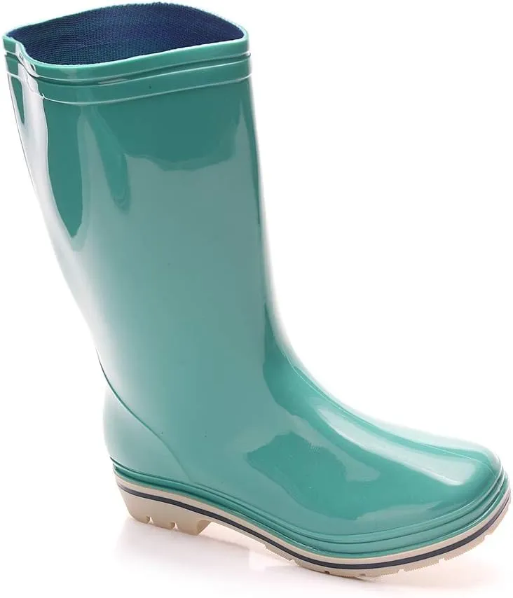 Womens Rain and Garden Boot Half Calf Rubber Waterproof for Garden Women rain footwear