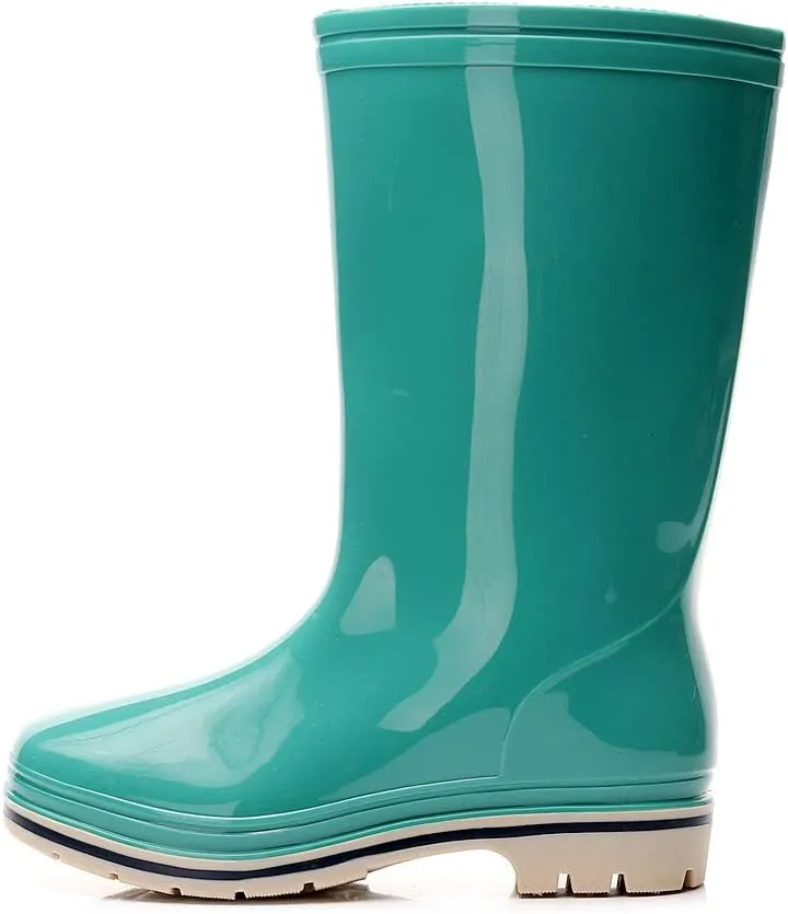 Womens Rain and Garden Boot Half Calf Rubber Waterproof for Garden Women rain footwear