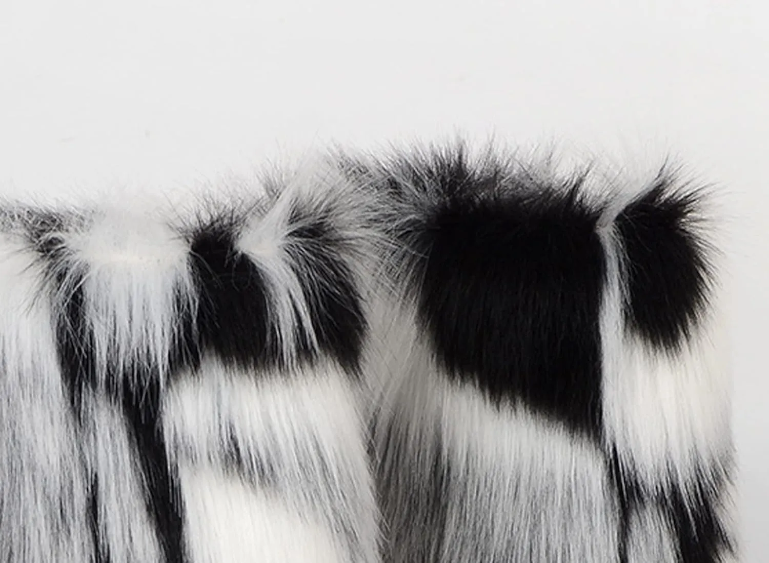 YESBOR Women's Winter Faux Fur Boots Round Toe Warm Fuzzy Fluffy Furry Snow Boots Flat Shoes